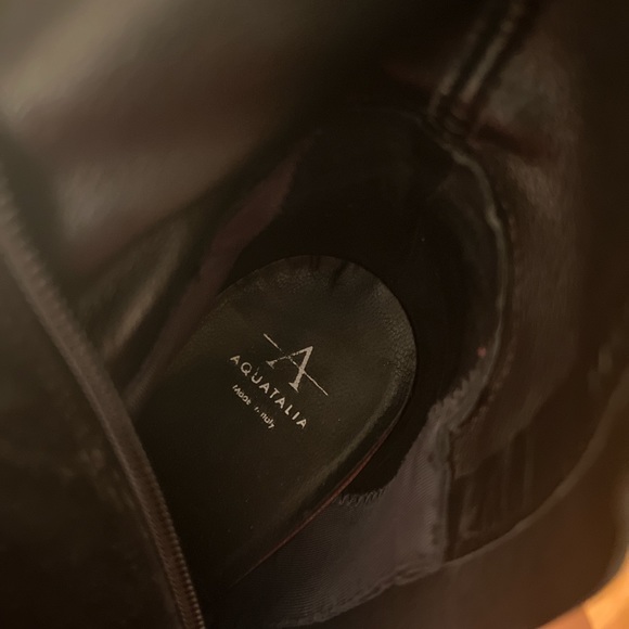 Aquatalia Pointed Toe Boots with ties on the back - Picture 5 of 6